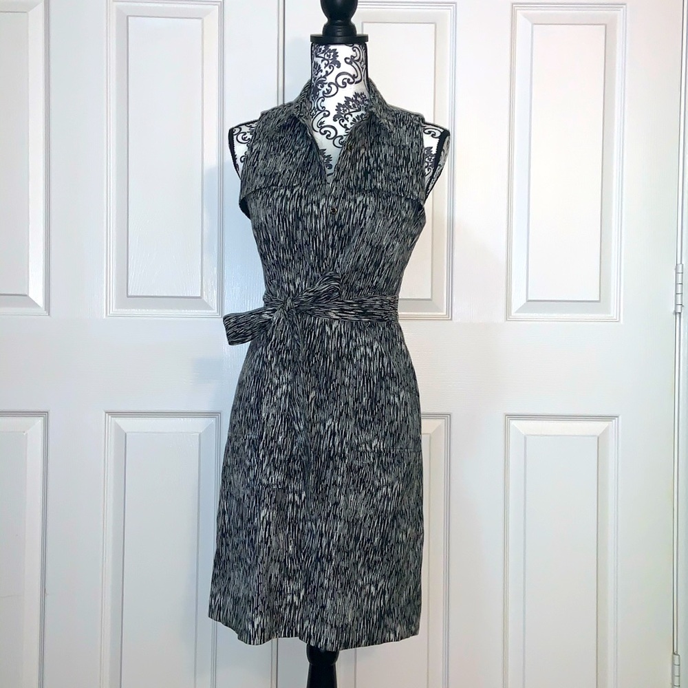 Black and gray formal dress